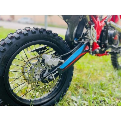 Dětská benzínová motorka Pitbike Leramotors By Apollo THUNDER 125cc 17/14 E-Start Červená