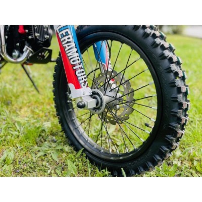 Dětská benzínová motorka Pitbike Leramotors By Apollo THUNDER 125cc 17/14 E-Start Červená