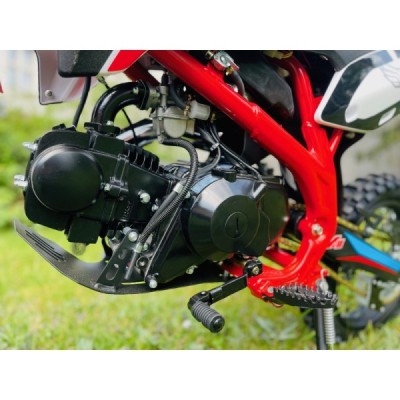 Dětská benzínová motorka Pitbike Leramotors By Apollo THUNDER 125cc 17/14 E-Start Červená