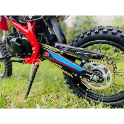 Dětská benzínová motorka Pitbike Leramotors By Apollo THUNDER 125cc 17/14 E-Start Červená