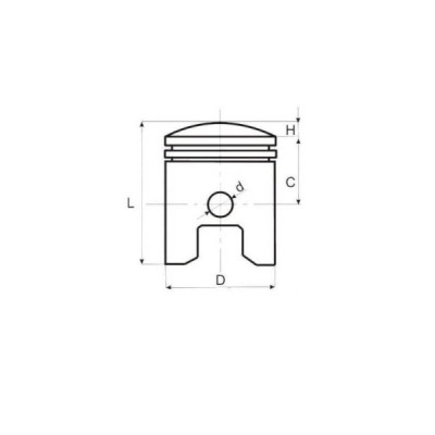 pistni sada 125cc 54mm 154fmi2