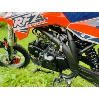 Pitbike Leramotors By Apollo Jaguar 125cc 14“/12“ E-Start Oranžová