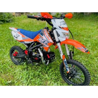 Pitbike Leramotors By Apollo Jaguar 125cc 14“/12“ E-Start Oranžová
