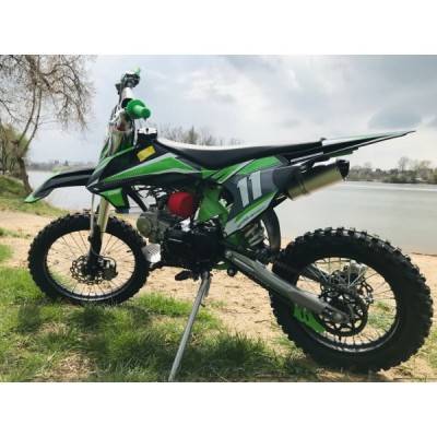 Pitbike Leramotors Shark 125ccm E-Start 4T 17/14 Zelená