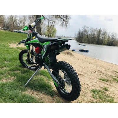 Pitbike Leramotors Shark 125ccm E-Start 4T 17/14 Zelená