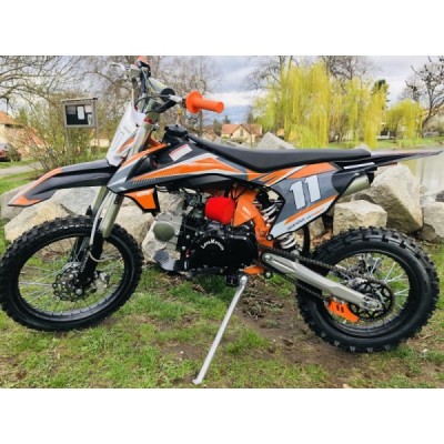 Pitbike Leramotors Shark 125ccm E-Start 4T 17/14 Oranžová