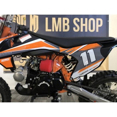 49 2 detska benzinova motorka pitbike leramotors shark 125ccm e start 4t 17 14 oranzova