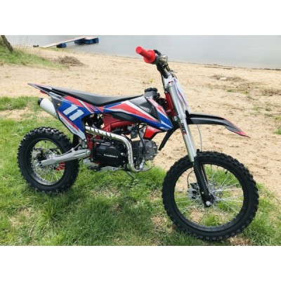 Pitbike Leramotors Shark 125ccm E-Start 4T 17/14 Červená