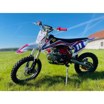 Pitbike Leramotors Shark 125cc 4T 17/14 červená