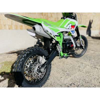 Pitbike Leramotors By Apollo THUNDER 125 Poloautomat 14/12 E-Start Zelená