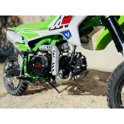 Pitbike Leramotors By Apollo THUNDER 125 Poloautomat 14/12 E-Start Zelená