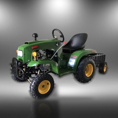 Traktor s vozíkem 110ccm zelený