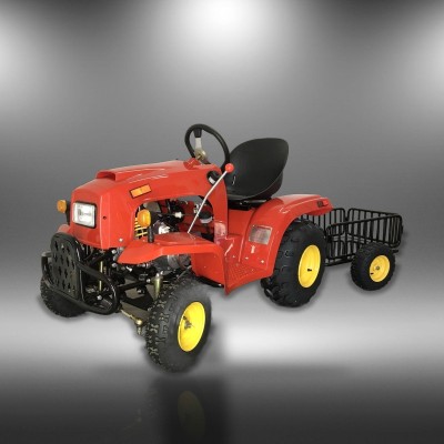 Traktor s vozíkem 110ccm červený